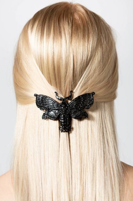 Hovedbillede Death Moth Barrette Black