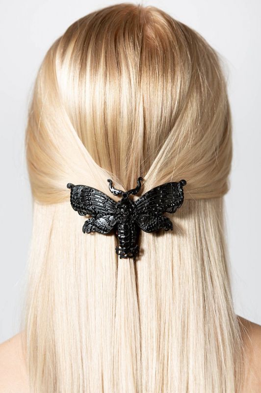 Death Moth Barrette 
