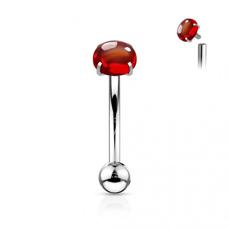 Glass Stone Bananabell Red