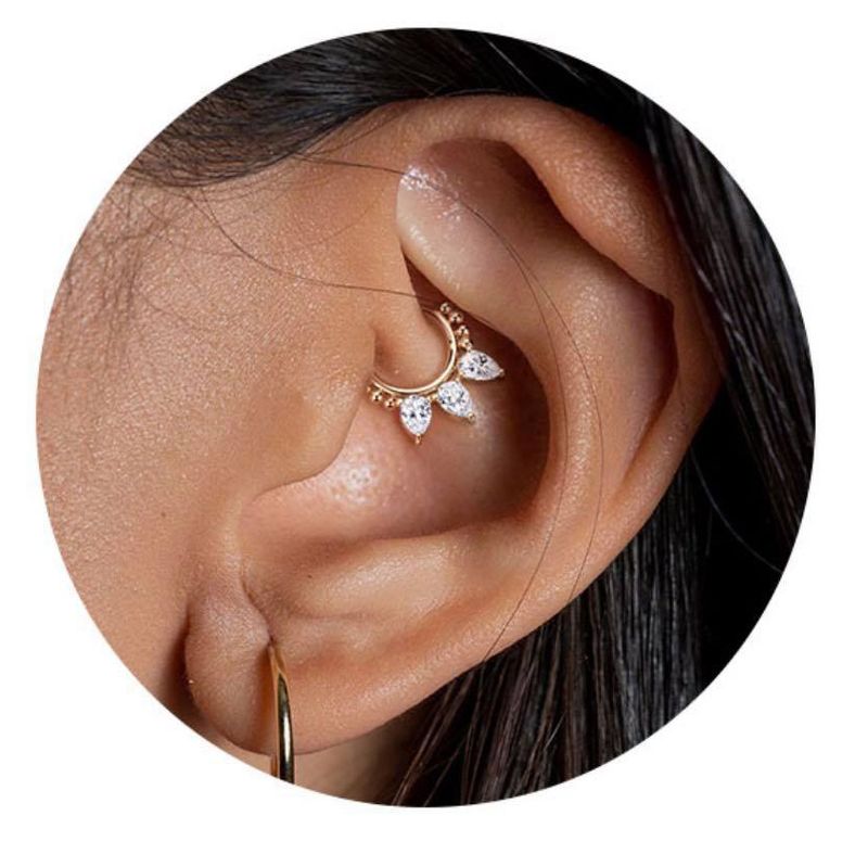 Talia Front Facing Hinged Ring Rose Gold
