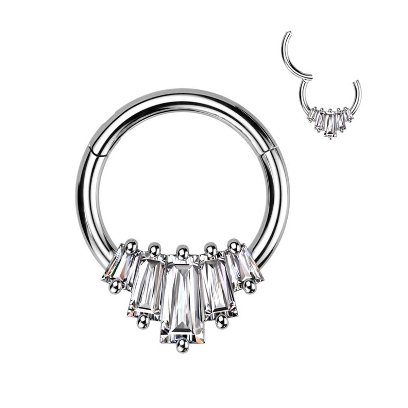 Emia Hinged Ring Clear