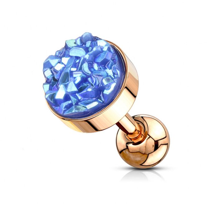 Main Image Druzy Stone 1,2mm Rose Gold ...