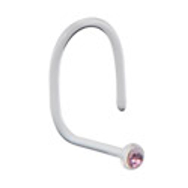 Bioplastic Nose Screw with Gem