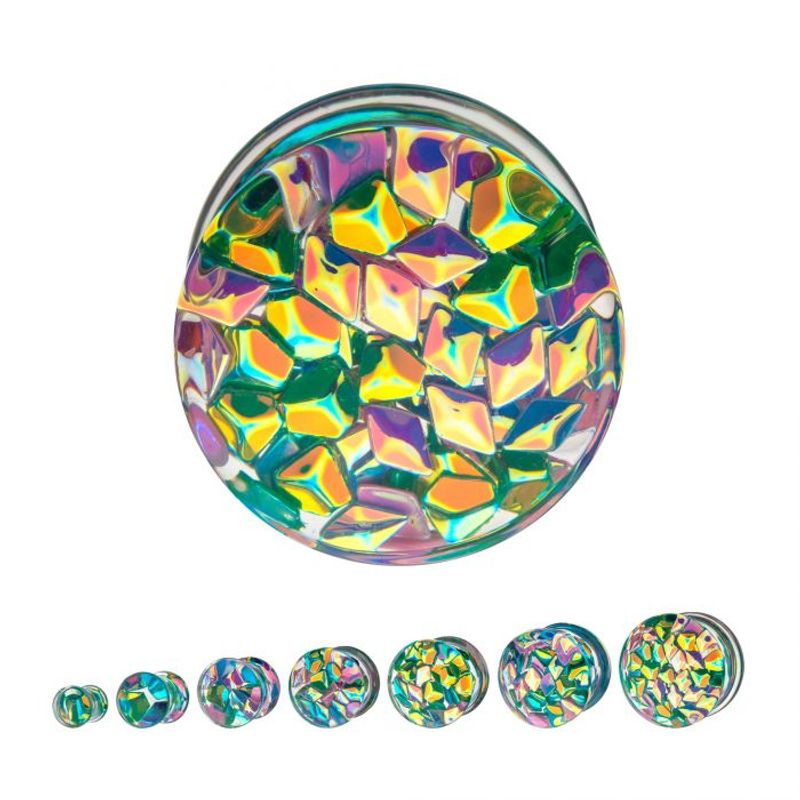 Resin Glitter Plug