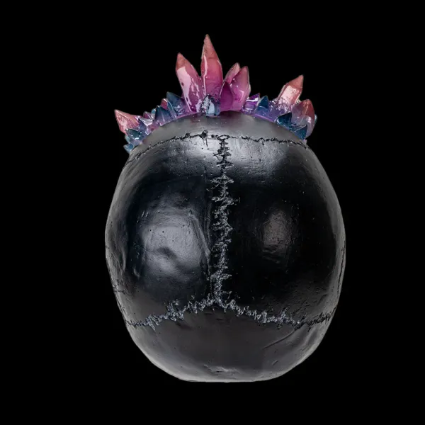 Hovedbilde Black Skull With Crystals Big