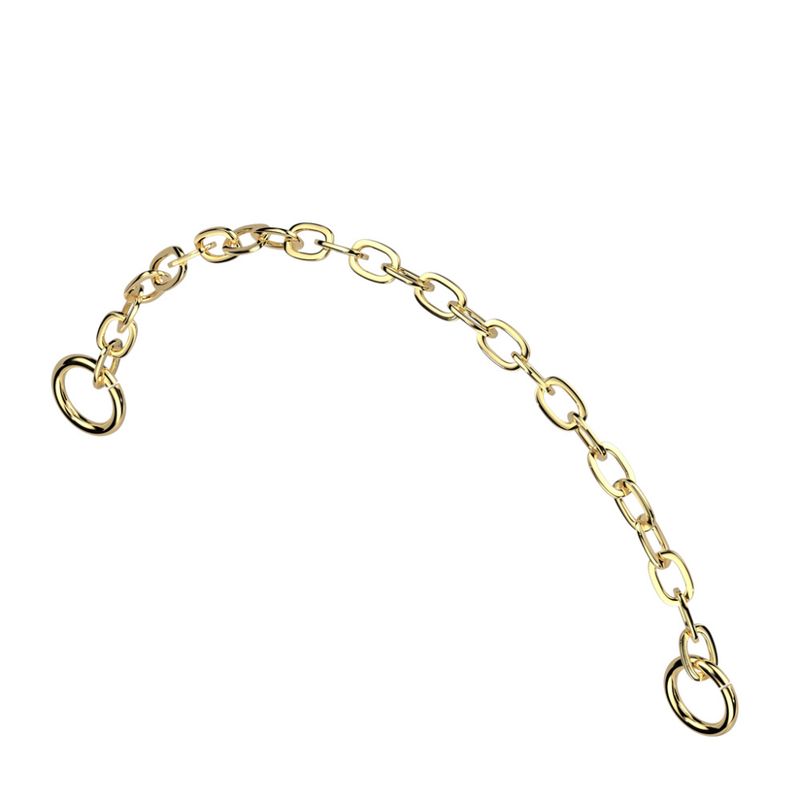 Connector Chain Thin Gold