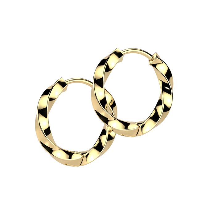 Hovedbilde Corey Hoops Earings Gold