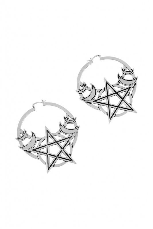 Moonlit Hoop Earrings
