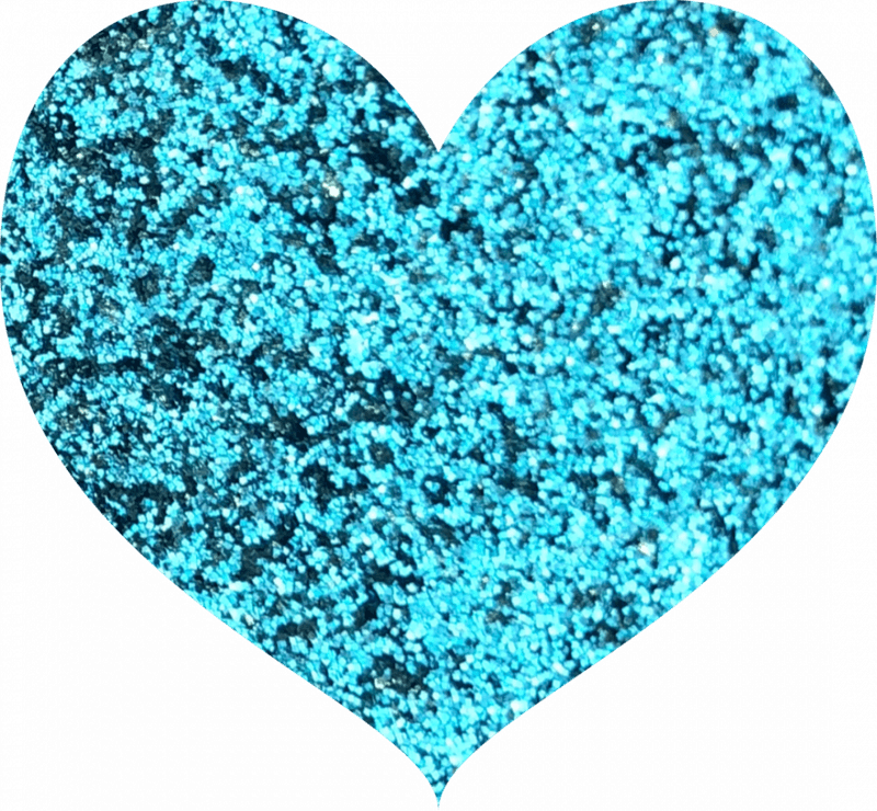 Pressed Glitter Amor