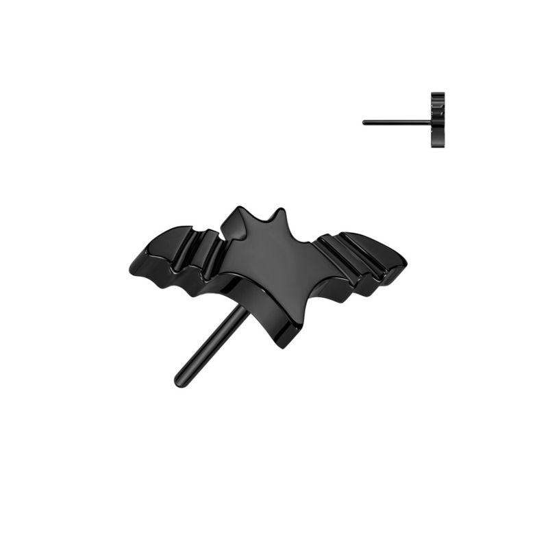 Plain Bat Push-fit Black
