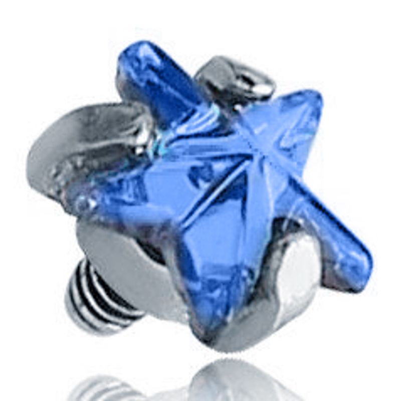 Dermal 3d Star Blue Holo