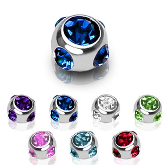 Huvudbild 1,2mm Multi Jeweled Ball 