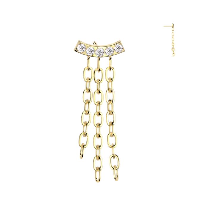 Hovedbilde Embla Chain Gold Clear