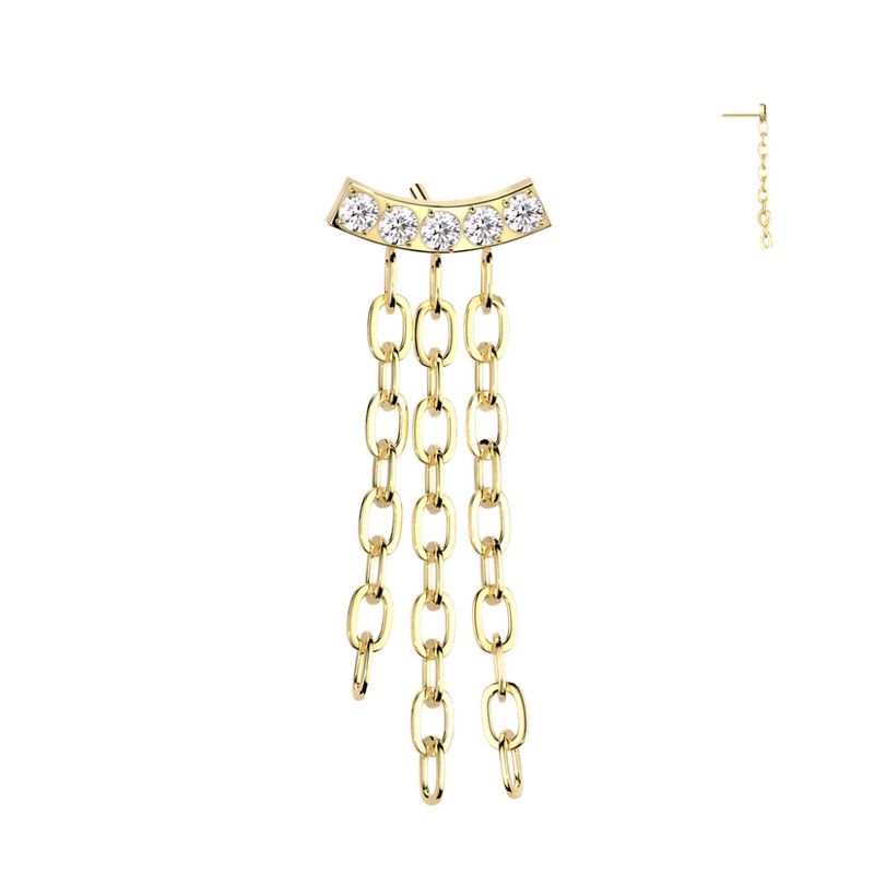 Embla Chain Gold Clear
