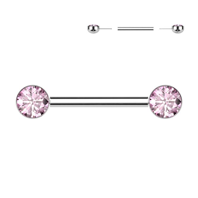 Huvudbild Ilsa Push-fit Nipple Bar Pink