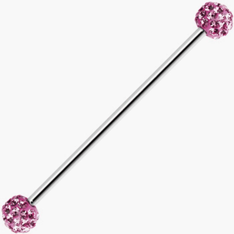 Industrial Barbell Epoxy Pink