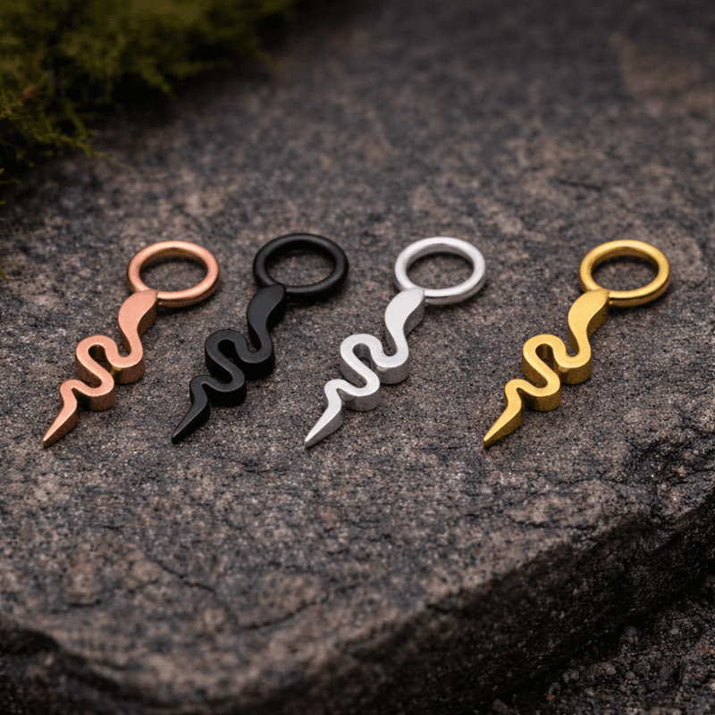 Micro Snake Pendant