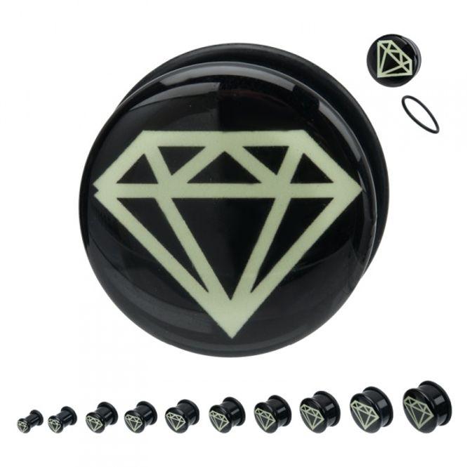 Hovedbilde Diamond  Akryl Glow Plugg