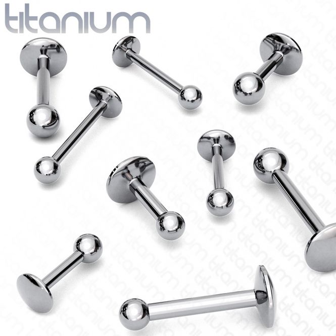 Main Image Titanium Labret with Ball