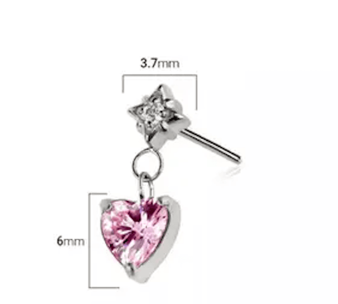 Main Image Claras Heart Push-fit Gold ...