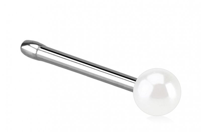 Pearl Nose Bar Stud