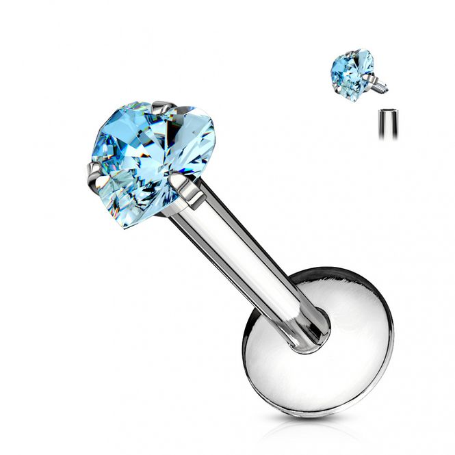 Main Image Heart Crystal Internally ...