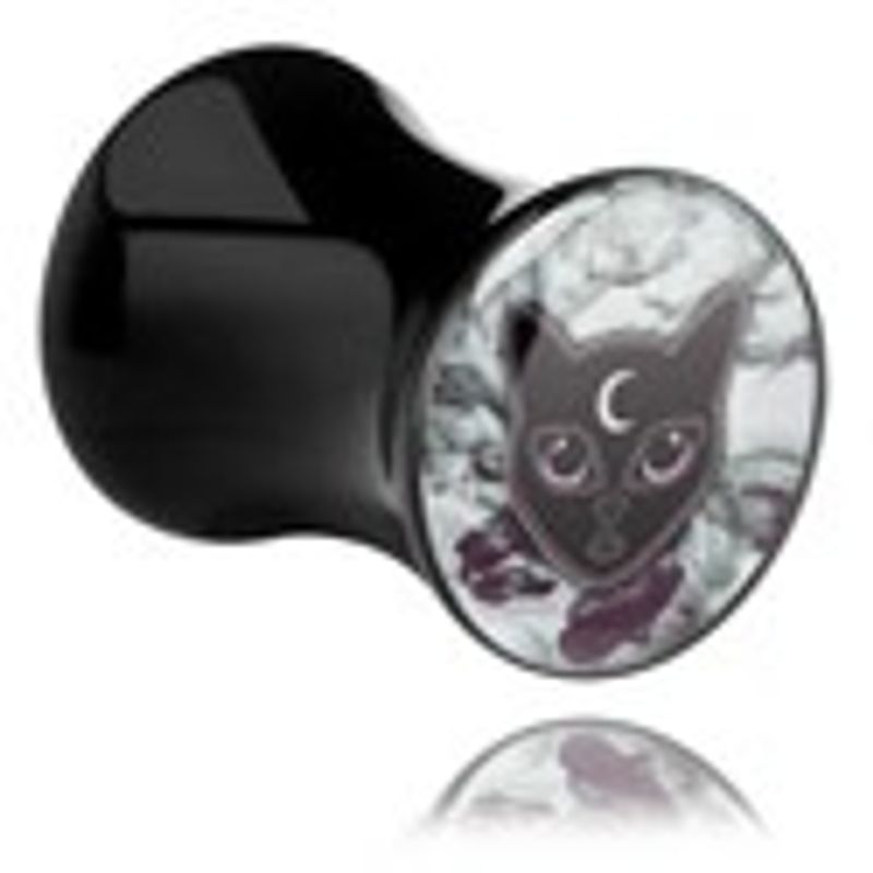 Moon cat akryl plug