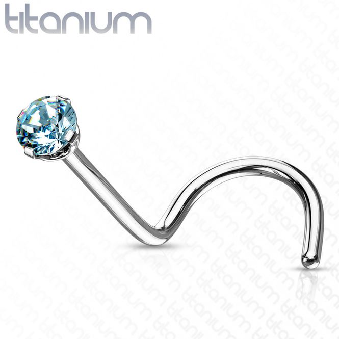 Hoofdbeeld Ana Gem Nose Screw Blue