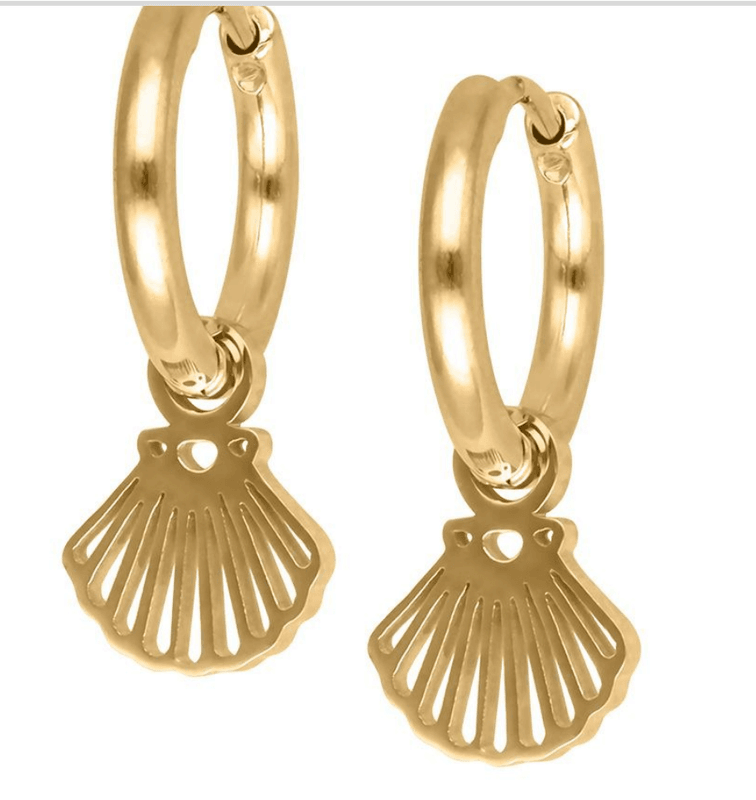 Little Shell Hoops Gold