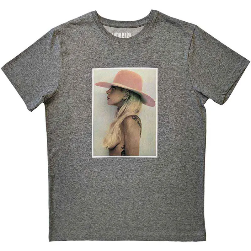 Lady Gaga Unisex Grey T-Shirt