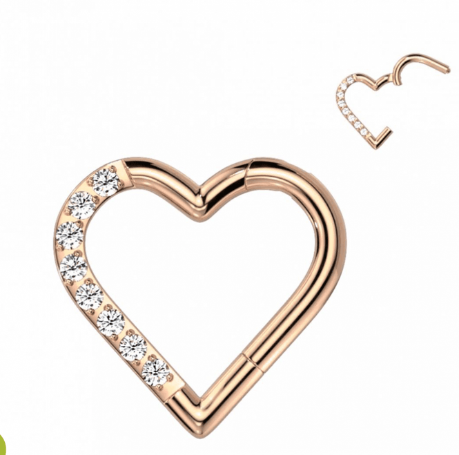 Main Image Heart Shape Crystals Hinged ...