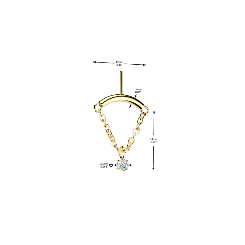 Vertical Helix Push-fit Lynx Chain Top