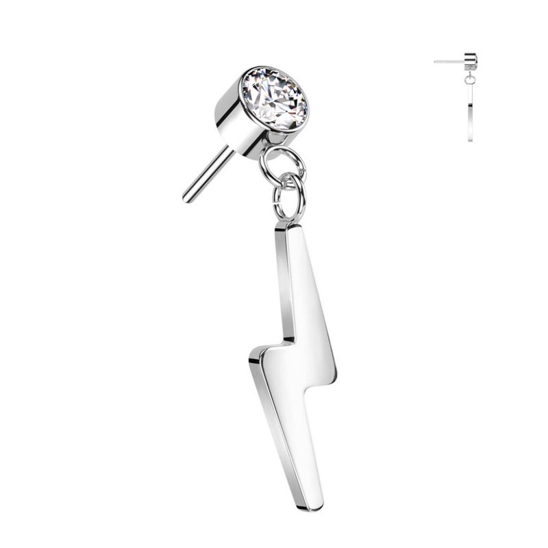 Bolt Dangle Push-fit Clear