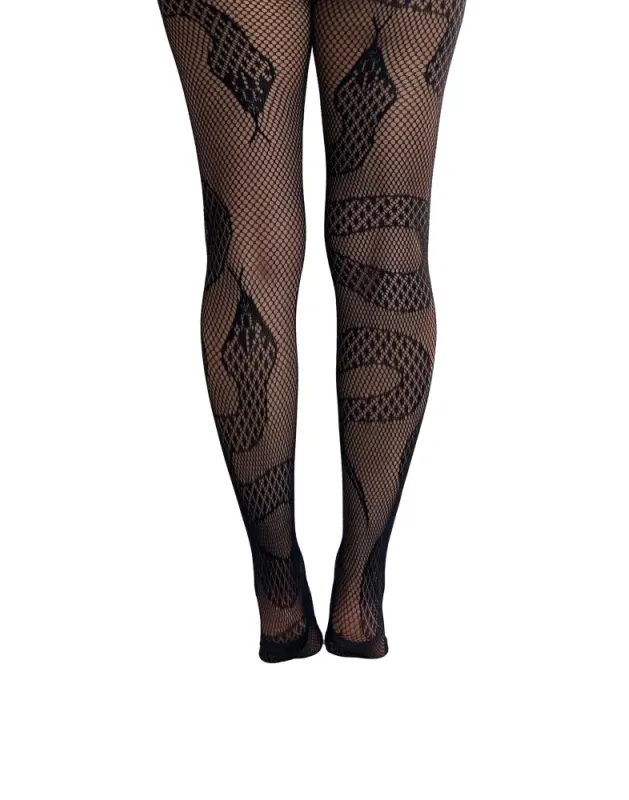 Snake Net Tights