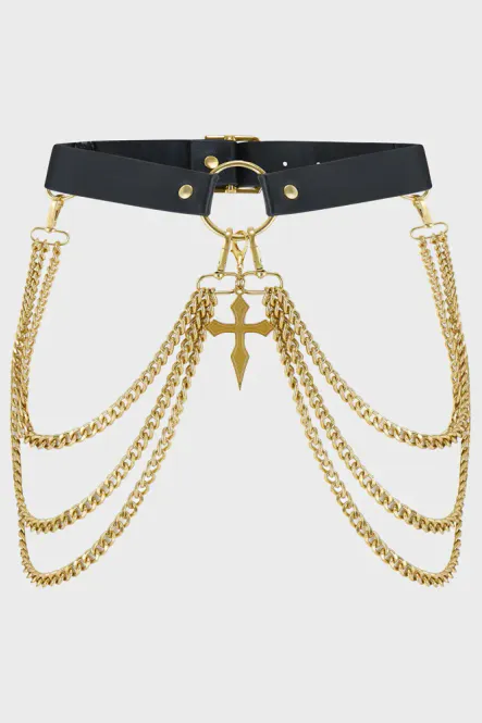 Main Image Poised Opulence Belt Gold