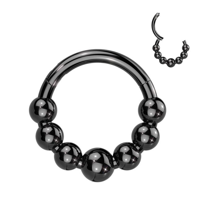 Main Image Lana Bela Hinged Ring Black 