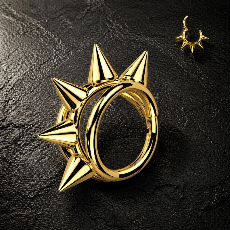 Pan Billy Triple Hinged Ring Gold