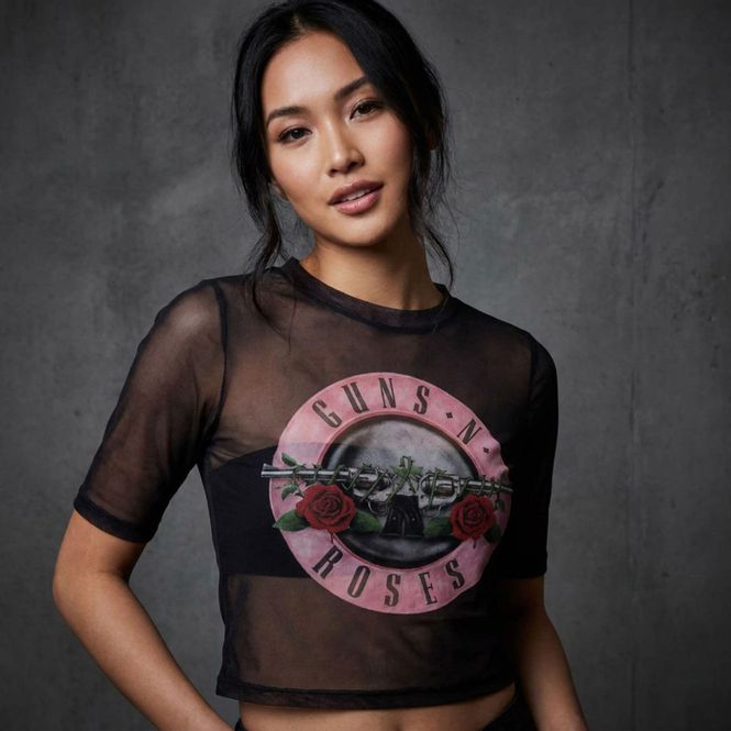 Hovedbilde Guns N' Roses Mesh Crop Top ...