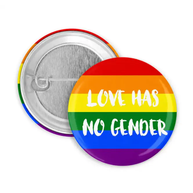 Hovedbilde Love has no gender  Button 