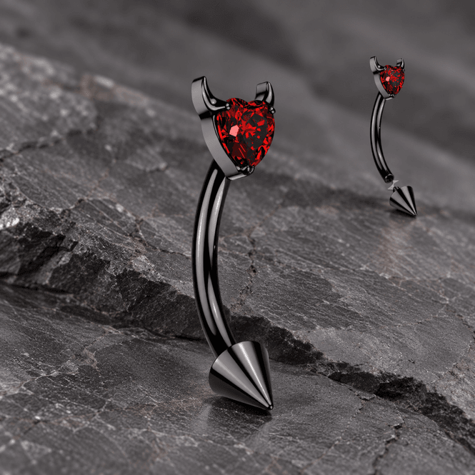 Hovedbilde Titanium Devil Heart Bananabell Black