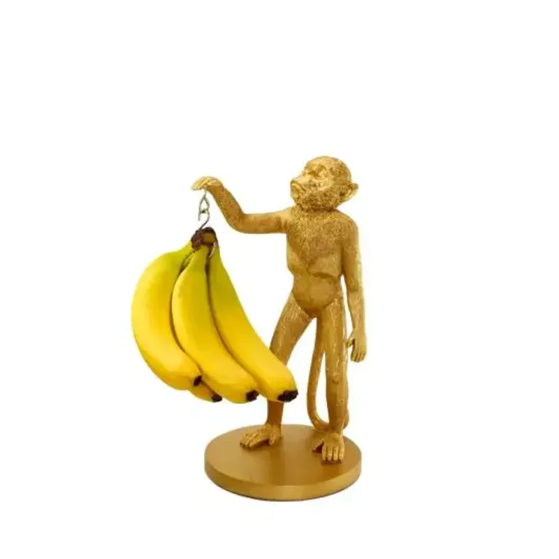 Monkey Banana Holder Gold