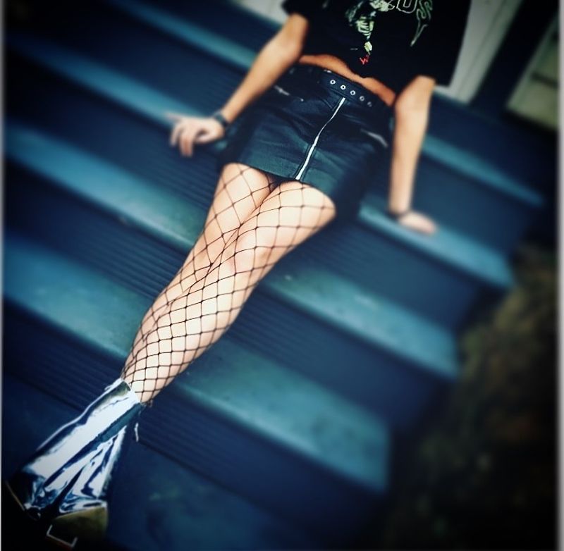 Large Fishnets Black