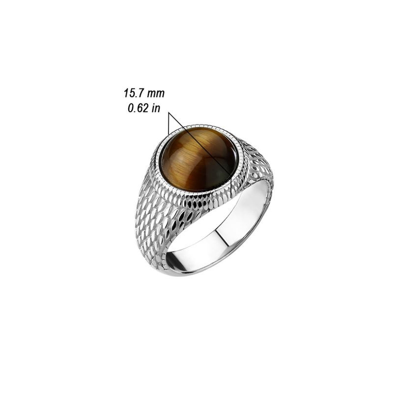 Tiger Eye Stone Ring