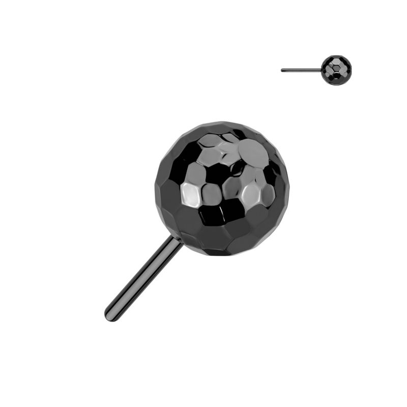 Small Disco Queen Ball Push-fit Black