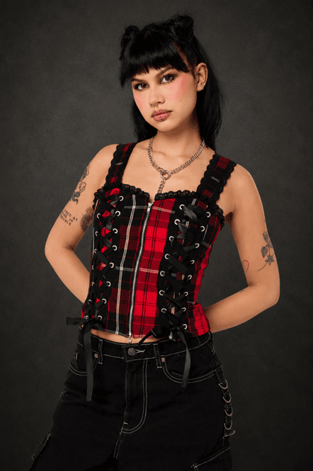 Hovedbilde Quinzel Y Top Red