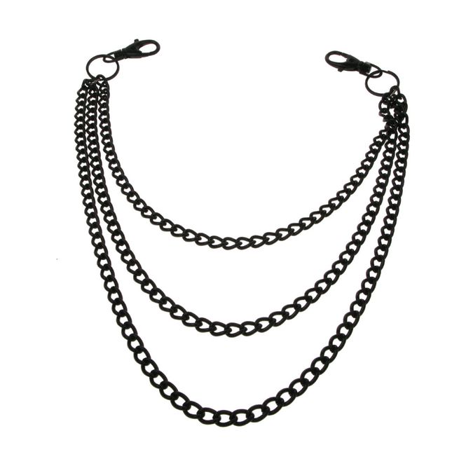 Main Image Damien Triple Chain Black 