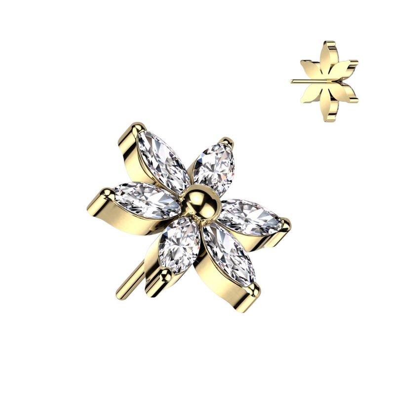 Daisy Push-fit Gold Clear