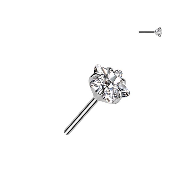 Main Image Titanium Star Push-fit Clear