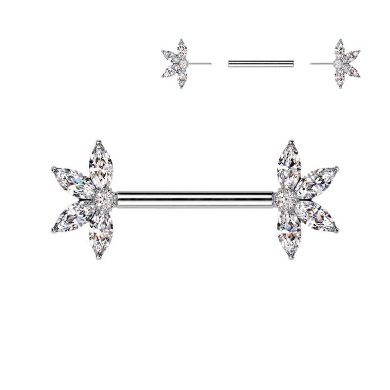 Dahlia push fit nipple bar