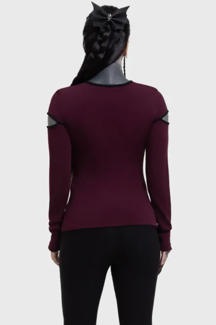 Hoofdbeeld Abyssal Elegy Knitted Top